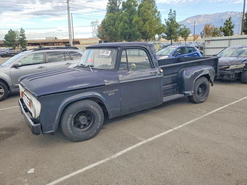 DODGE D-200 1967 with VIN 1281733666 - Photo from auction