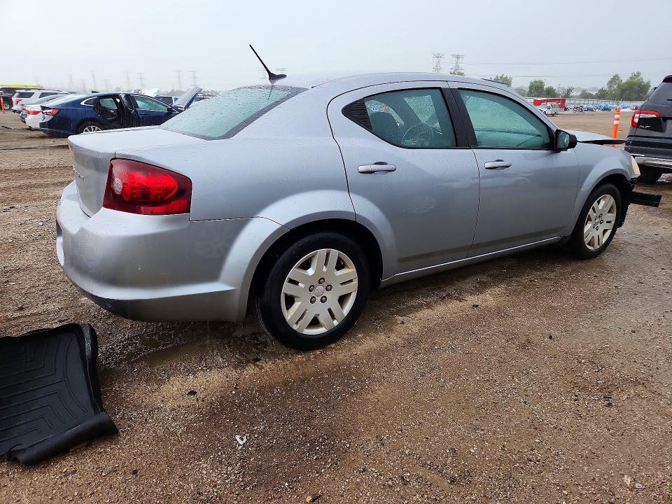 Фото 3 с аукциона – 2013 DODGE AVENGER с VIN 1C3CDZAGXDN749399