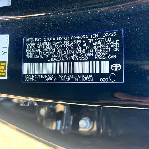 Zdjęcie 10 z aukcji – 2026 TOYOTA PRIUS z VIN JTDACAAUXT3067260