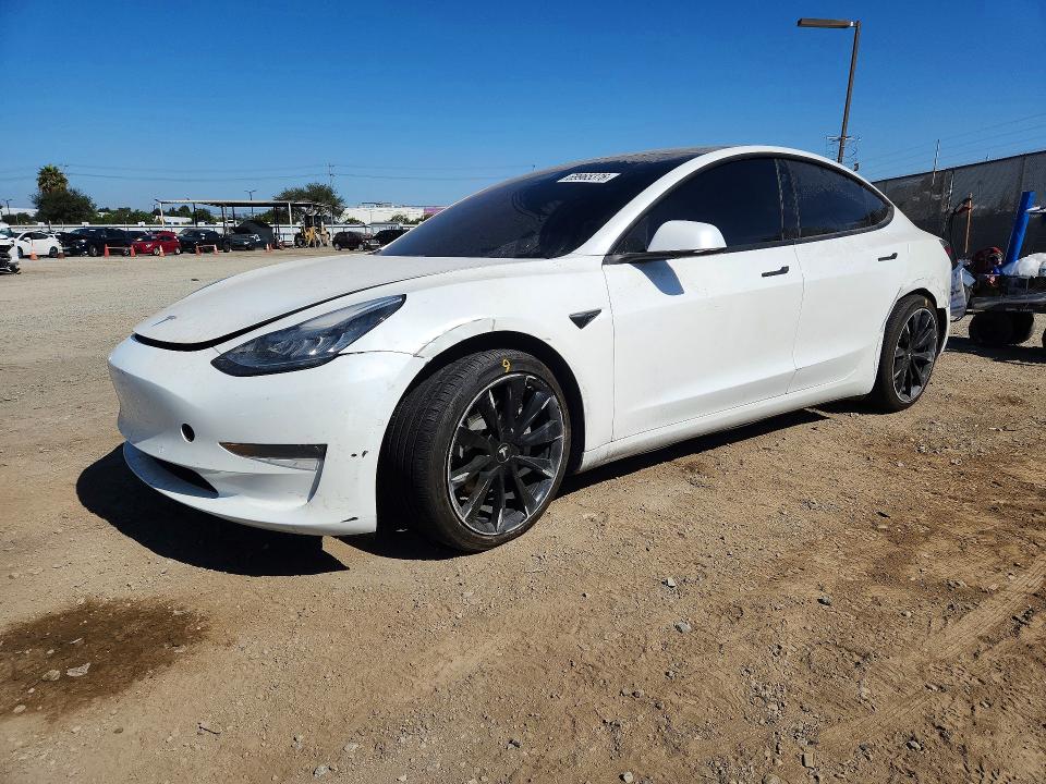 TESLA MODEL 3 2020 with VIN 5YJ3E1EB9LF783131 - Photo from auction