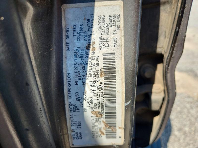 Photo 10 from auction – 1997 TOYOTA 4RUNNER with VIN JT3GN86R5V0049825