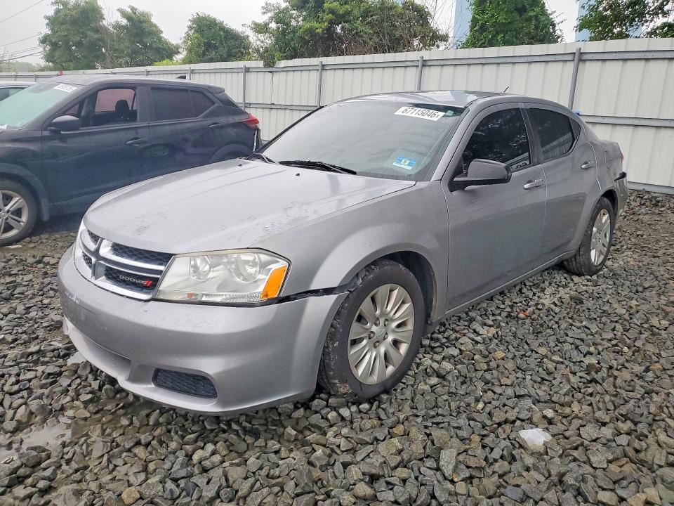 DODGE AVENGER 2013 with VIN 1C3CDZAG9DN753573 - Photo from auction