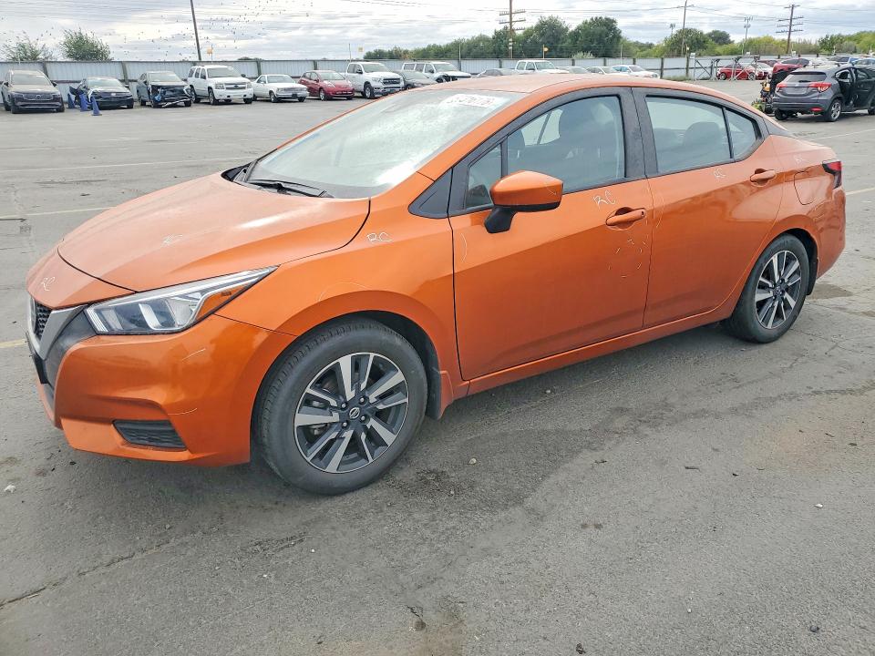NISSAN VERSA 2022 with VIN 3N1CN8EVXNL861670 - Photo from auction
