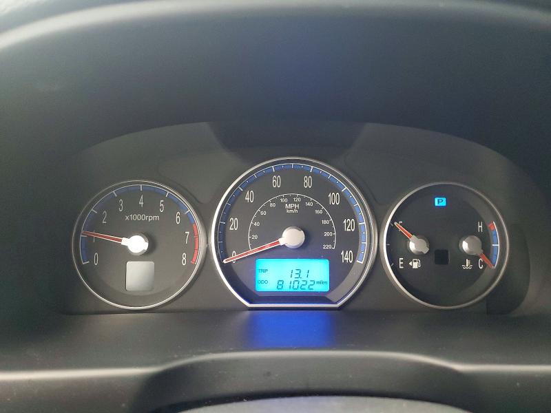 Photo 9 from auction – 2008 HYUNDAI SANTA FE with VIN 5NMSH13E58H178609