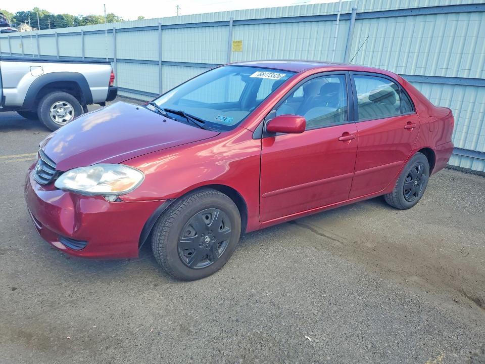 TOYOTA COROLLA 2004 с VIN 2T1BR38EX4C238675 - Снимка от търг