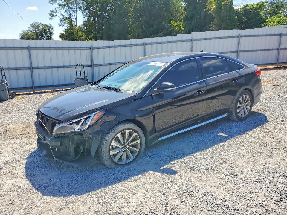 HYUNDAI SONATA 2015 with VIN 5NPE34AF1FH041966 - Photo from auction