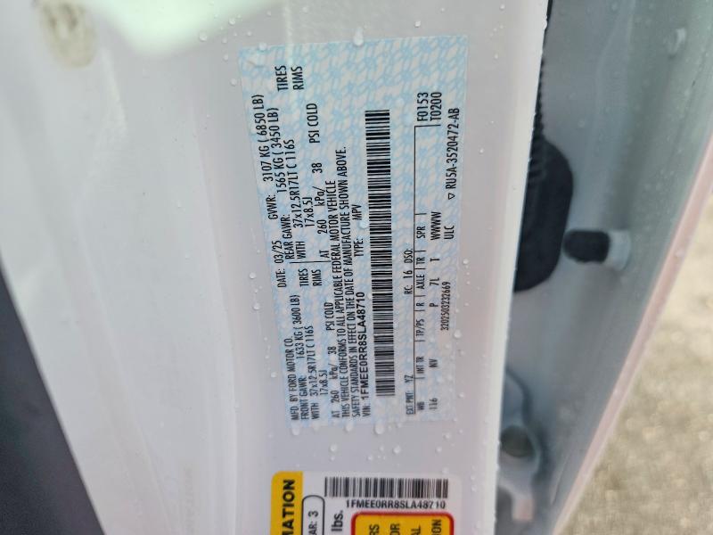 Photo 14 from auction – 2025 FORD BRONCO with VIN 1FMEE0RR8SLA48710