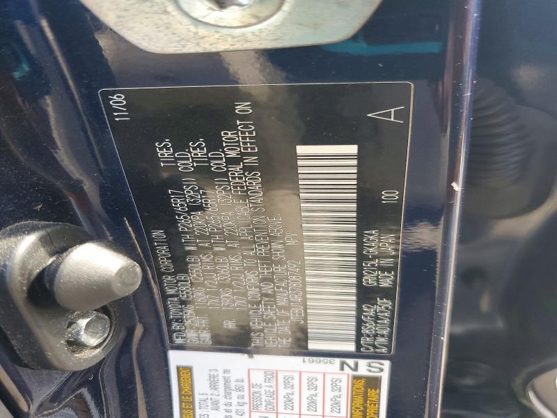 Photo 14 from auction – 2007 TOYOTA 4RUNNER with VIN JTEBU14R378087492
