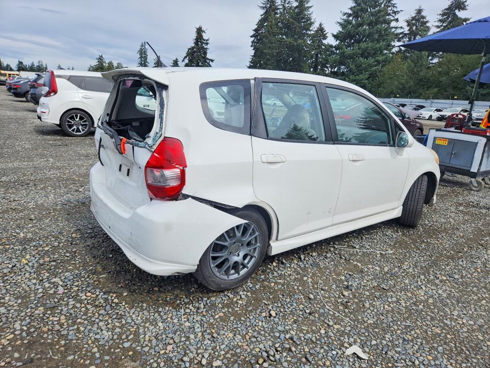 Photo 3 from auction – 2007 HONDA FIT with VIN JHMGD38697S055637