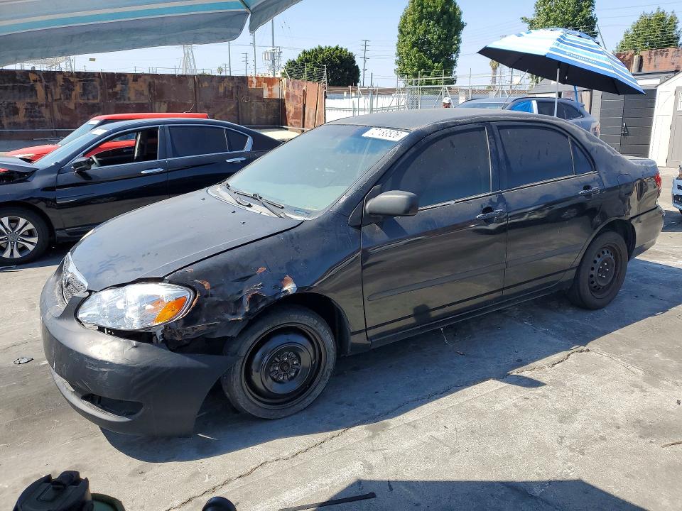 TOYOTA COROLLA 2007 with VIN JTDBR32EX70117622 - Photo from auction