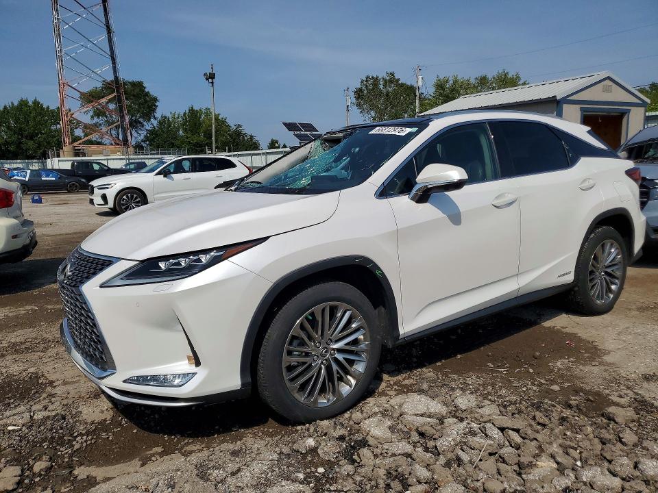 LEXUS RX 2022 with VIN 2T2JGMDA3NC094376 - Photo from auction