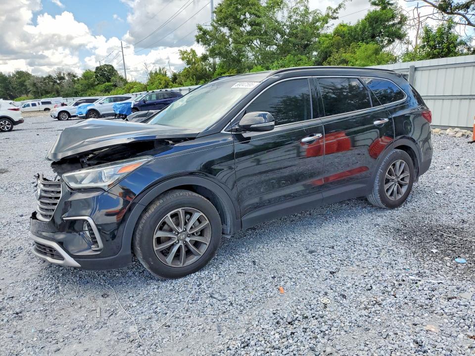 HYUNDAI SANTA FE 2018 с VIN KM8SN4HF5JU260152 - Снимка от търг