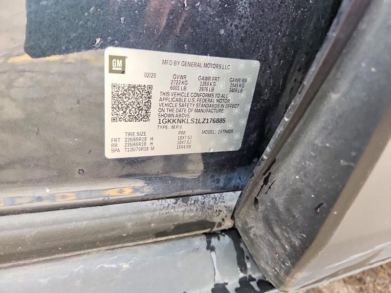 Photo 14 from auction – 2020 GMC ACADIA with VIN 1GKKNKLS1LZ176885