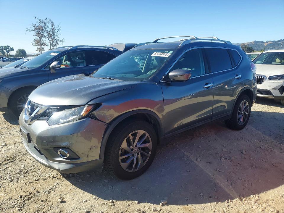 NISSAN ROGUE 2016 with VIN 5N1AT2MVXGC741239 - Photo from auction