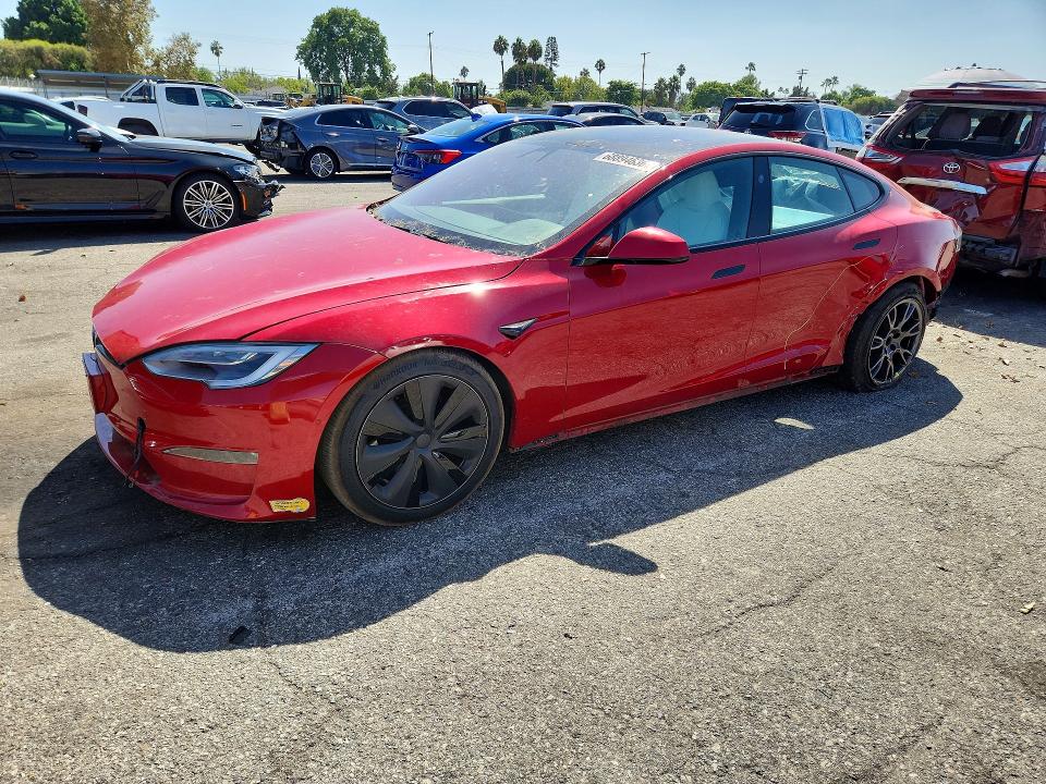 TESLA MODEL S 2022 с VIN 5YJSA1E61NF470636 - Снимка от търг