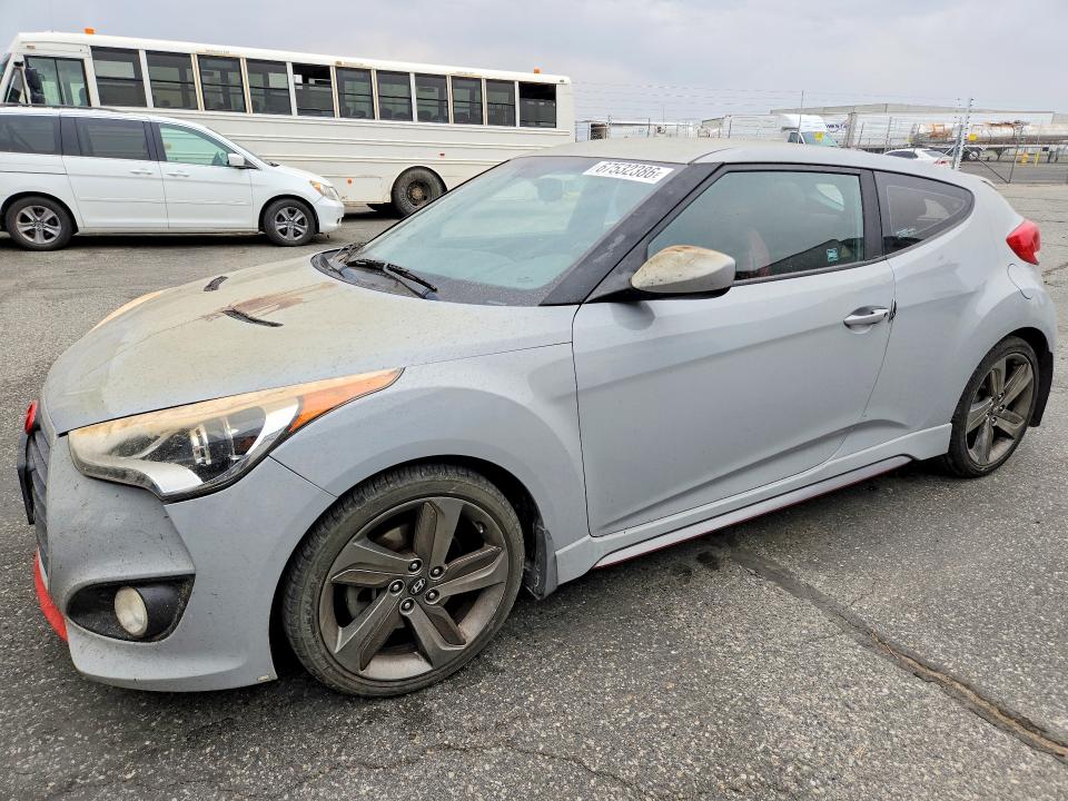 HYUNDAI VELOSTER 2014 with VIN KMHTC6AE0EU200633 - Photo from auction
