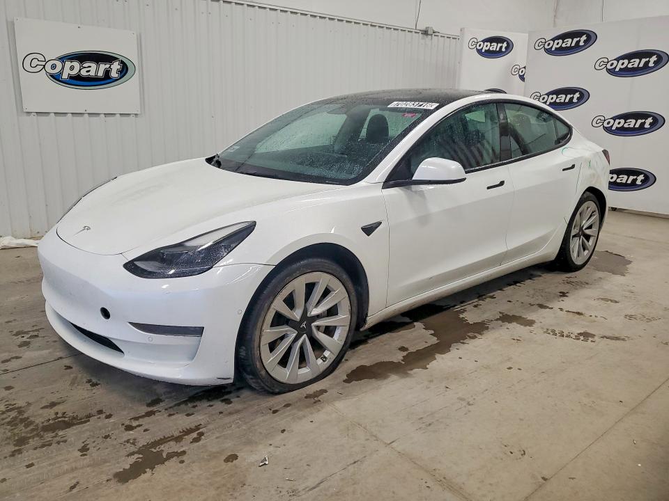 Photo 1 from auction – 2022 TESLA MODEL 3 with VIN 5YJ3E1EA3NF370888