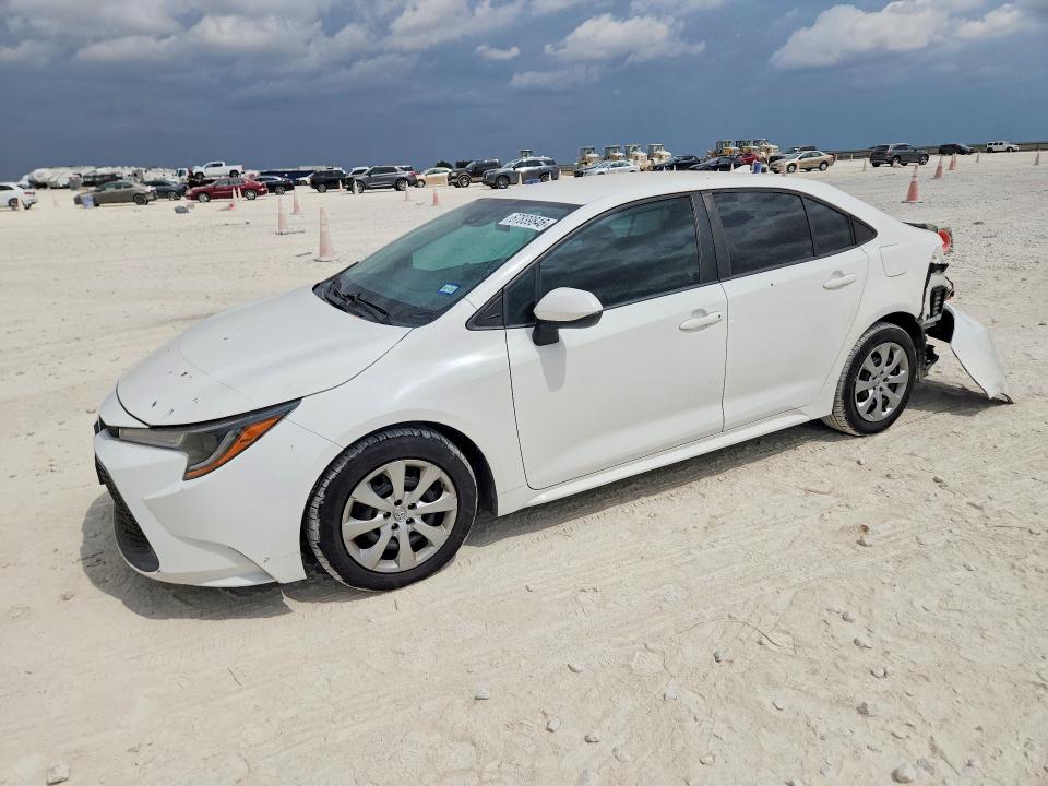 TOYOTA COROLLA 2020 with VIN 5YFEPRAE9LP080151 - Photo from auction