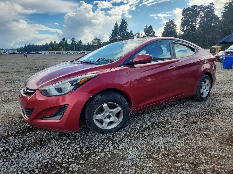 HYUNDAI ELANTRA 2016 with VIN 5NPDH4AE0GH701775 - Photo from auction
