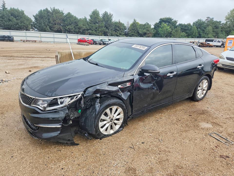 KIA OPTIMA 2016 with VIN 5XXGU4L33GG041683 - Photo from auction