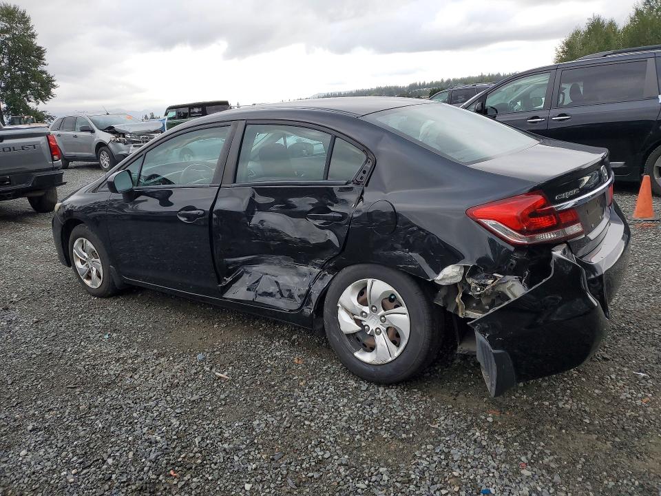 Photo 2 from auction – 2014 HONDA CIVIC with VIN 19XFB2F56EE225945