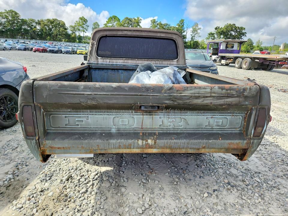 Photo 6 from auction – 1968 FORD F100 with VIN F10YLC72676