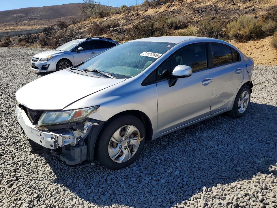 HONDA CIVIC 2013 with VIN 19XFB2F54DE095386 - Photo from auction
