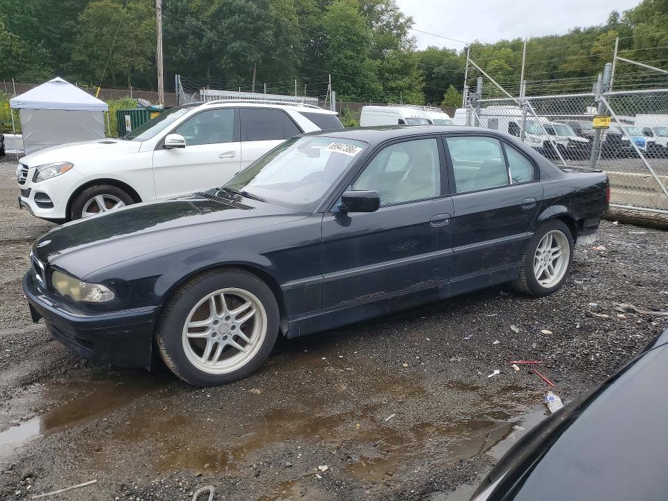 BMW 740 2001 مع رقم تعريف المركبة WBAGG83441DN83753 - صورة من المزاد