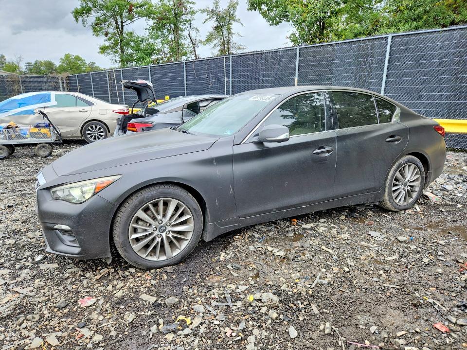 INFINITI Q50 2018 with VIN JN1EV7AR9JM445962 - Photo from auction