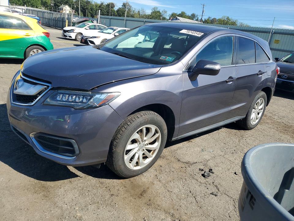 ACURA RDX 2017 with VIN 5J8TB4H55HL015278 - Photo from auction