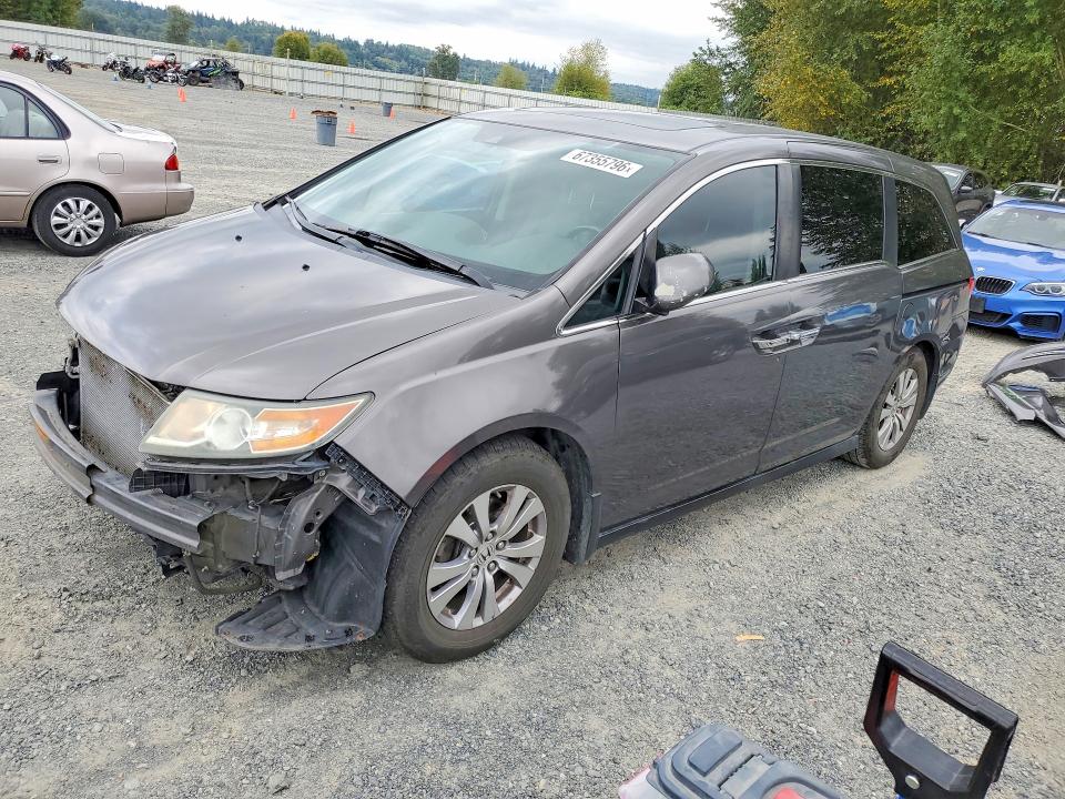 HONDA ODYSSEY 2014 with VIN 5FNRL5H67EB002602 - Photo from auction