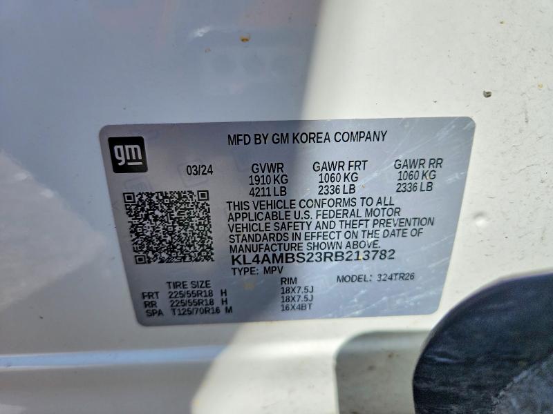Снимка 14 от търг – 2024 BUICK ENCORE GX с VIN KL4AMBS23RB213782