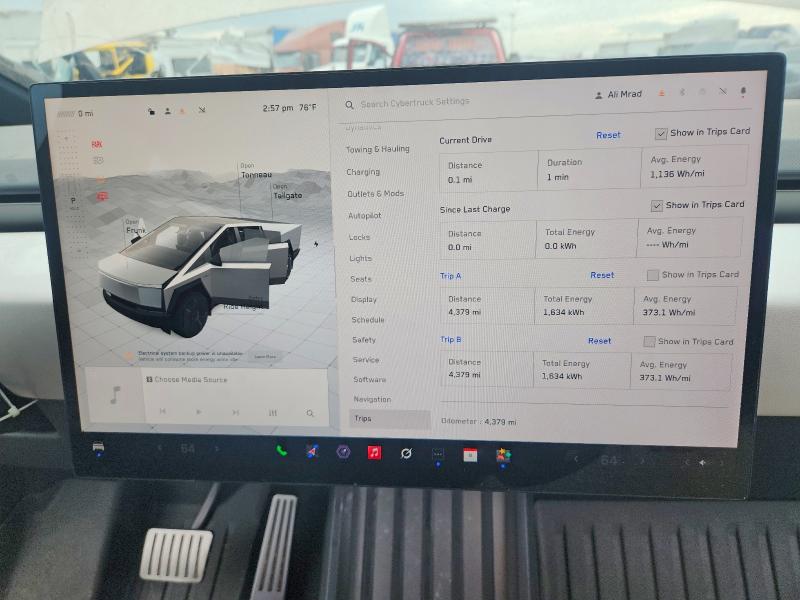 Photo 9 from auction – 2024 TESLA CYBERTRUCK with VIN 7G2CEHED9RA026288