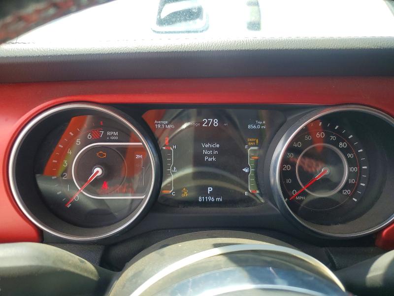 Снимка 9 от търг – 2021 JEEP WRANGLER UNLIMITED с VIN 1C4HJXFN8MW650998