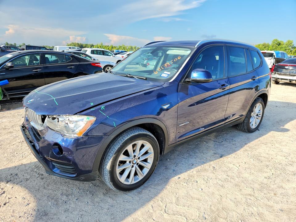 BMW X3 2017 with VIN 5UXWZ7C33H0X39730 - Photo from auction