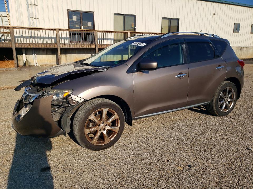 NISSAN MURANO 2012 with VIN JN8AZ1MW2CW219997 - Photo from auction