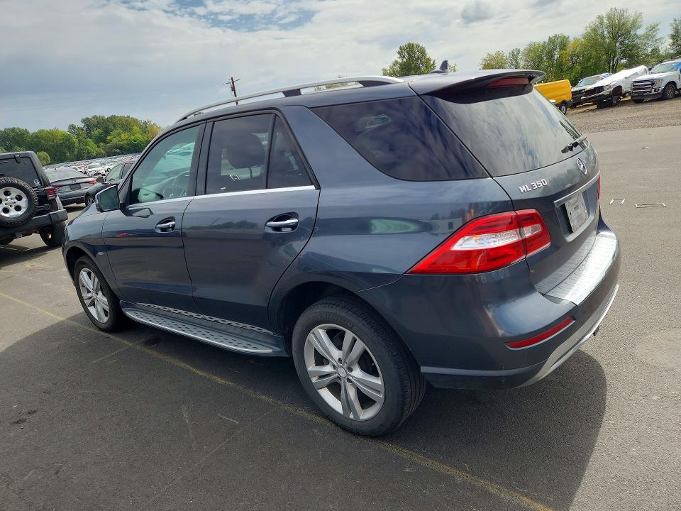 Photo 2 from auction – 2012 MERCEDES-BENZ ML with VIN 4JGDA2EB8CA086771