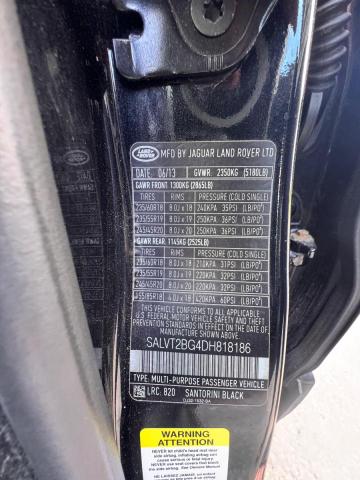 Zdjęcie 10 z aukcji – 2013 LAND ROVER RANGE ROVER EVOQUE z VIN SALVT2BG4DH818186