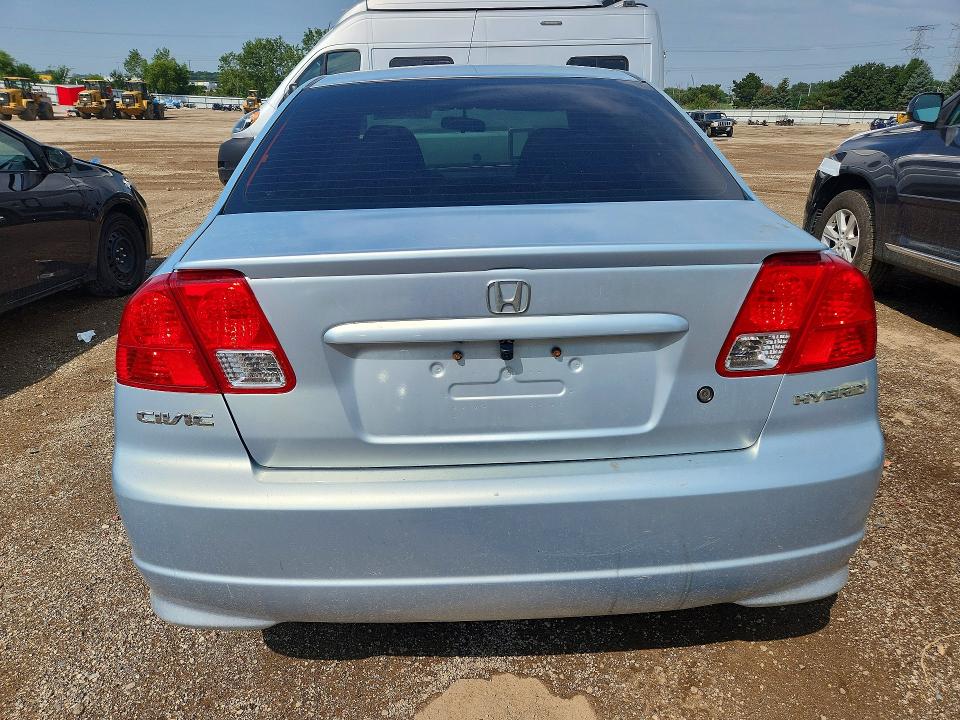 Photo 6 from auction – 2005 HONDA CIVIC with VIN JHMES96645S003462