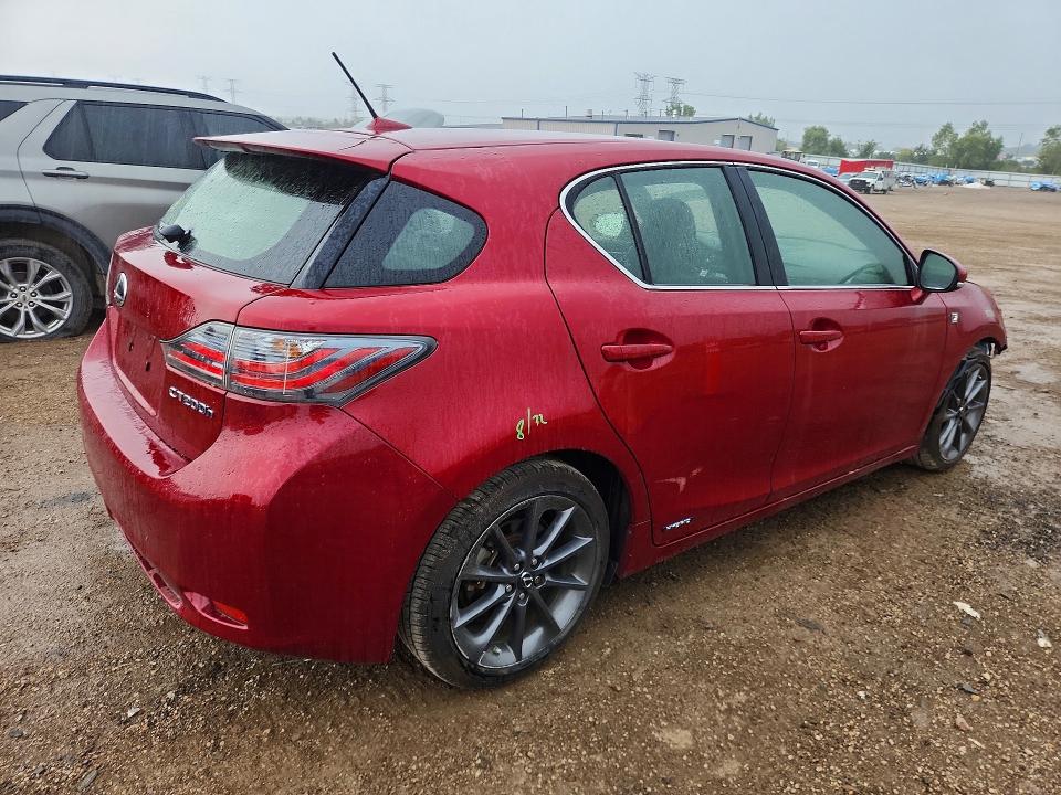 Photo 3 from auction – 2012 LEXUS CT with VIN JTHKD5BH6C2068727