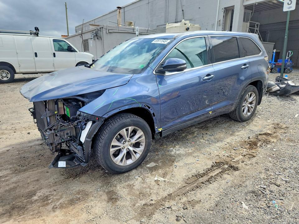 TOYOTA HIGHLANDER 2015 с VIN 5TDJKRFH6FS223861 - Снимка от търг
