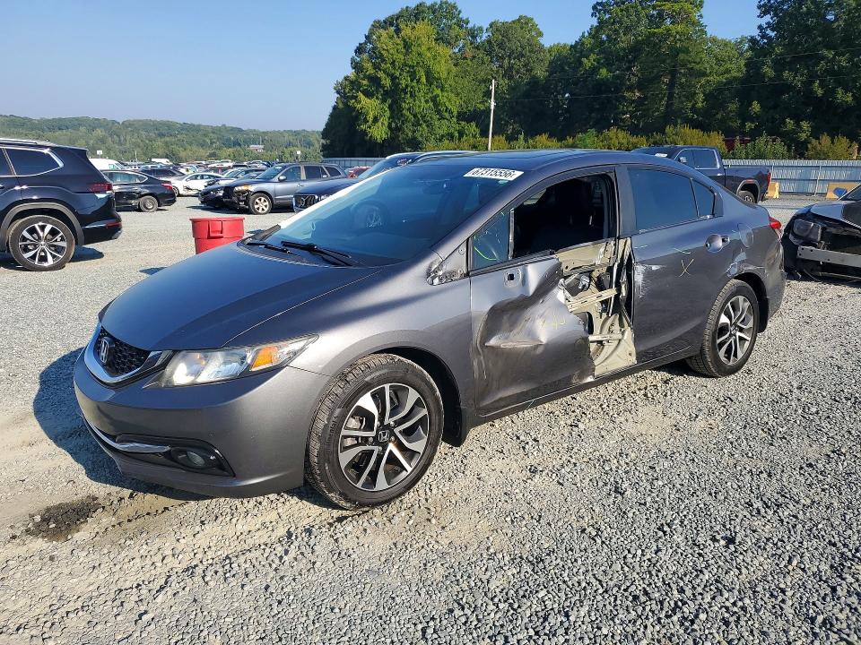 HONDA CIVIC 2013 with VIN 2HGFB2F90DH521664 - Photo from auction