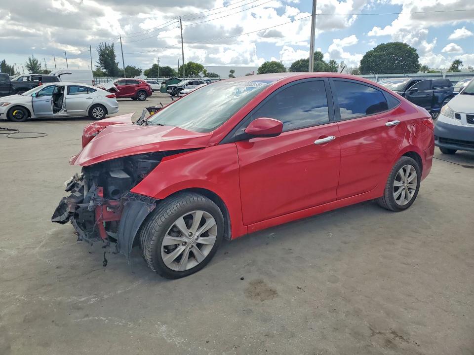 HYUNDAI ACCENT 2012 with VIN KMHCU4AE3CU042478 - Photo from auction