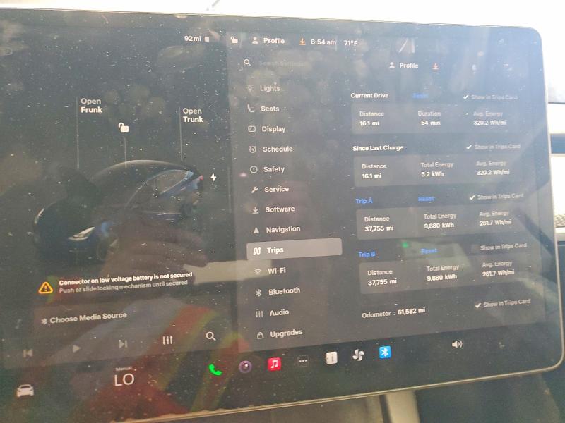 Photo 9 from auction – 2022 TESLA MODEL 3 with VIN 5YJ3E1EB7NF288655