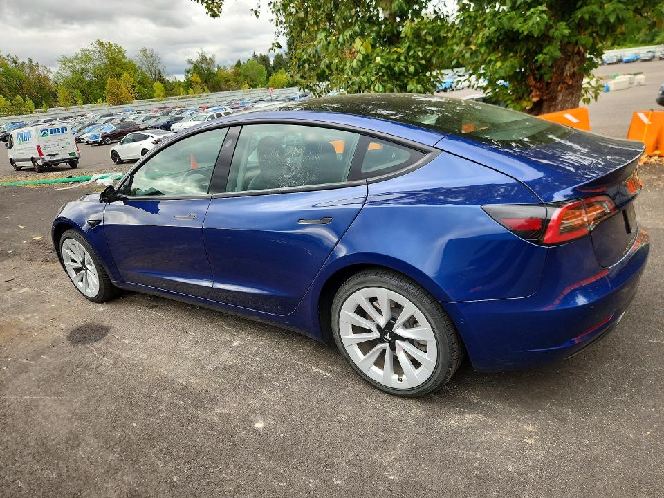 Photo 2 from auction – 2022 TESLA MODEL 3 with VIN 5YJ3E1EA1NF303884