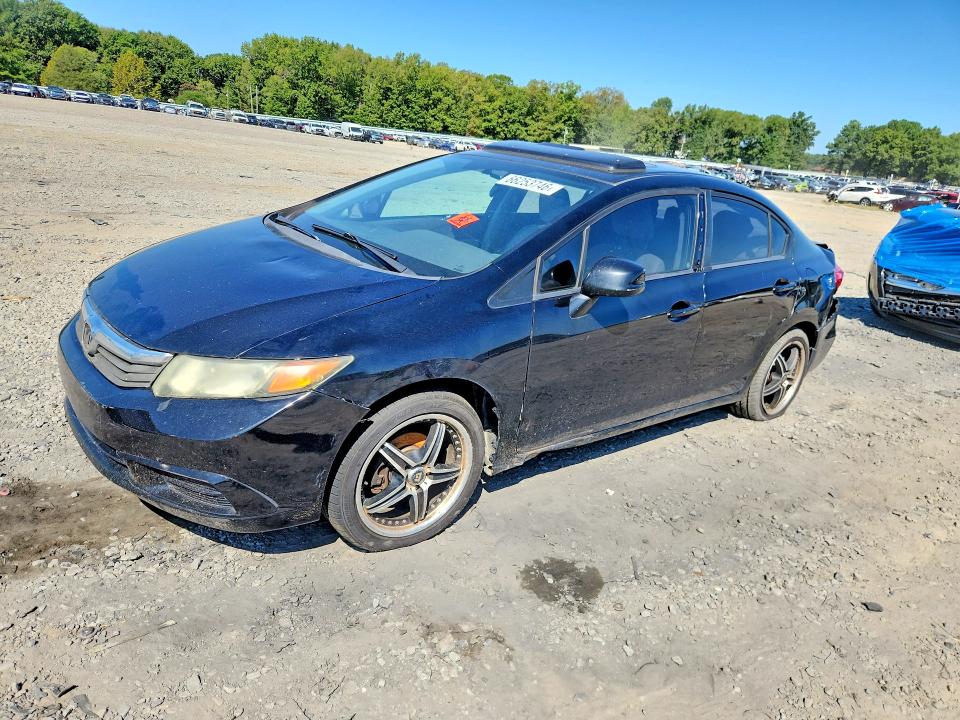 HONDA CIVIC 2012 with VIN 2HGFB2F87CH329454 - Photo from auction
