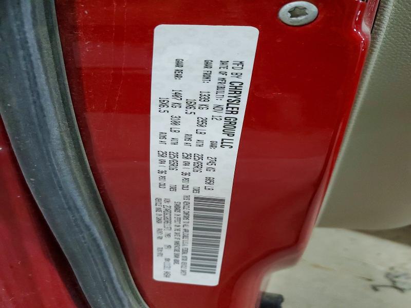 Снимка 14 от търг – 2013 DODGE GRAND CARAVAN с VIN 2C4RDGCG8DR611371