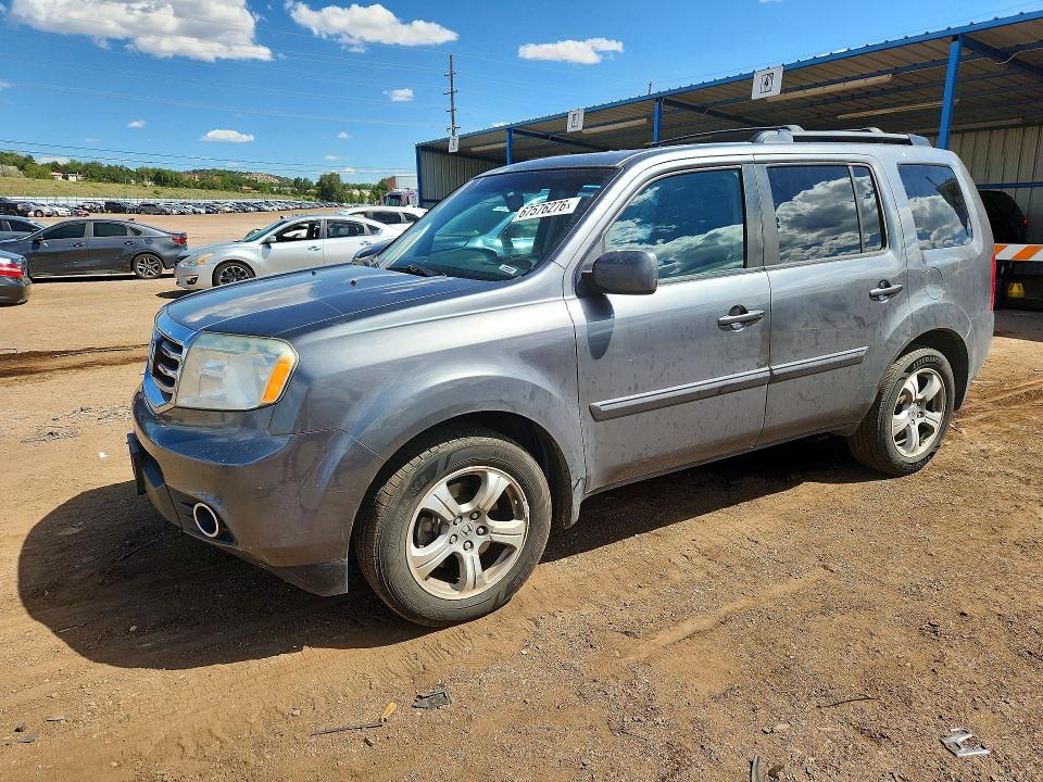 HONDA PILOT 2013 with VIN 5FNYF4H53DB069796 - Photo from auction