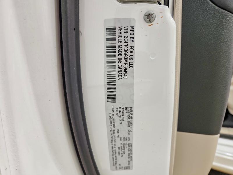 Photo 14 from auction – 2021 CHRYSLER PACIFICA with VIN 2C4RC3GG3MR594940