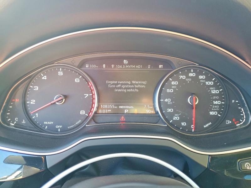 Photo 9 from auction – 2018 AUDI Q7 with VIN WA1AAAF76JD012072
